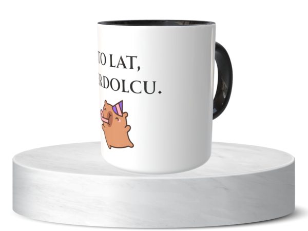 Śmieszny Kubek Na urodziny - Sto lat, pierdolcu
